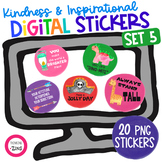 Digital Stickers Motivational Set 5 Distance Learning | Se