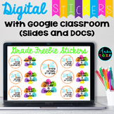 Digital Stickers for Google Classroom Rewards FREEBIE - Di