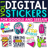 Digital Stickers for Google Classroom™ and Seesaw™ | Dista