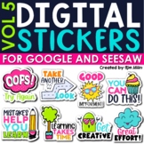Digital Stickers for Google Classroom™ and Seesaw™ Growth 