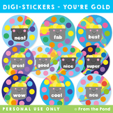 Digital Stickers for March