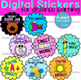 Digital Stickers for Motivation - Distance Learning