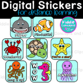 Digital Stickers for Student Online Work - Distance Learning