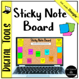 Digital Sticky Note Collaboration Board for Google Drawings