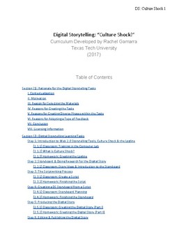 Preview of Digital Storytelling: Culture Shock!