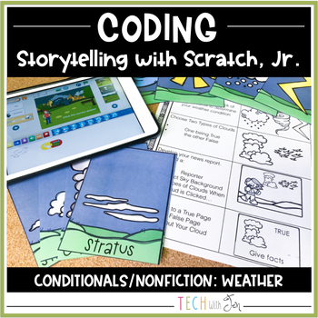 Preview of Digital Storytelling and Scratch Coding Weather and Clouds