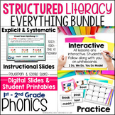 Structured Literacy Phonics Lessons and Activities Bundle 