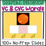 Digital Structured Phonics Blending Board for VC and CVC w