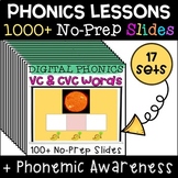 Digital Structured Phonics Reading and Spelling Bundle wit