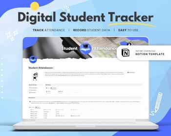 Preview of Digital Student Attendance Tracker | Notion Template