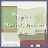 Digital Student Behavior Log
