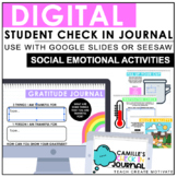 Digital Student Check In Journal - Social Emotional Learni