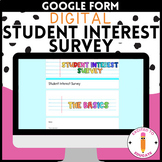 Digital Student Interest Survey for Back to School - Edita