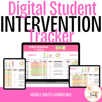 Preview of Digital Student Intervention Tracker | Volume 2