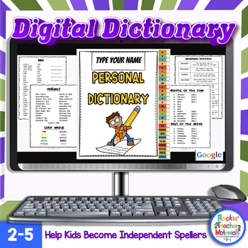 Preview of Digital Student Personal Dictionary - An Online Reference for Distance Learning