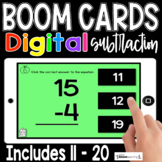 Digital Subtraction 11 - 20 | Boom Cards™