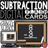 Digital Subtraction Flash Cards in Google Slides {with Cou