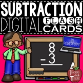 Digital Subtraction Flash Cards in PowerPoint {Answers Included}