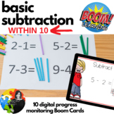 Subtraction Within 10 Digital Progress Monitoring Activity