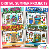 Digital Build a Sandcastle, Bear, Beach Bucket, & Ice Crea