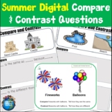 Digital Summer Compare and Contrast Questions