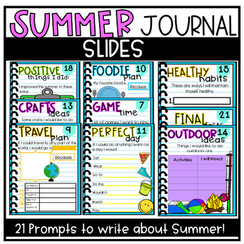 Preview of Digital- Summer Journal 2020 Templates