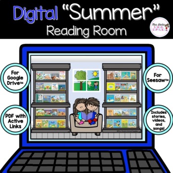 Preview of Digital Summer Reading Room: For Google and Seesaw