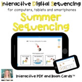 Digital Summer Sequencing for Special Ed (Interactive PDF 