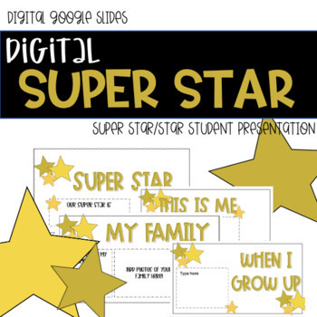 Preview of Digital Super Star / Star Student / Student of the Week