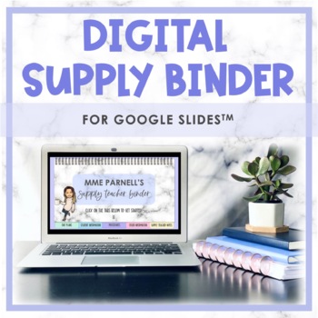 Preview of Digital Supply Teacher Binder