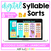 Digital Syllable Sorts - Google Slides and Jamboard