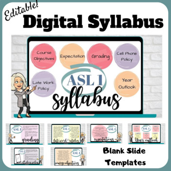 Preview of Digital Syllabus