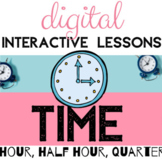 Digital *TELLING TIME*  Hour, Half-hour, Quarter-hour Goog