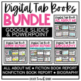 Digital Tab Books Bundle | Fiction & Nonfiction Book Repor