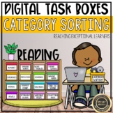 Digital Task Boxes: Category Sorting