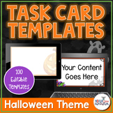 Digital Task Card Templates | Halloween Theme