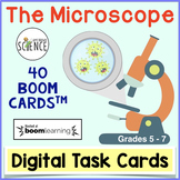 Microscope Boom Cards - Digital Task Cards - Parts of the 
