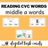 Digital Task Cards Middle a Words (for Google Slides) by A