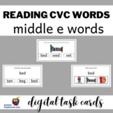 Digital Task Cards Middle e Words (for Google Slides) by A