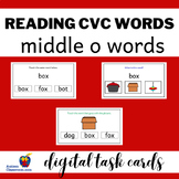 Digital Task Cards Middle o Words (for Google Slides) by A