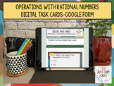 Digital Task Cards: Operations with Rational Numbers 