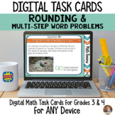Digital Task Cards: Rounding, Estimating, and Multi-Step W