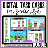 Boom Cards in Spanish - Spring Bundle