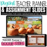 Digital Teacher Binder, Editable Teacher Planner and Assig