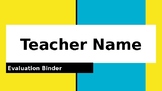 Digital Teacher Eval Binder