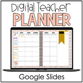 Digital Teacher Lesson Planner 2023-2024  | Google Slides
