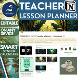 Digital Teacher Lesson Planner 24-25 Notion Template Edita