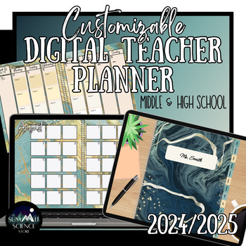Preview of Digital Teacher Planner