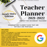 Digital Teacher Planner 2021-2022 (Google Slides)