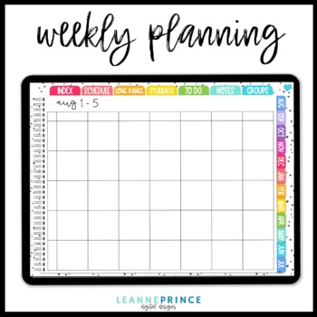 Digital Teacher Planner 2022-23 RAINBOW BUNDLE (2 planners!) by Leanne ...